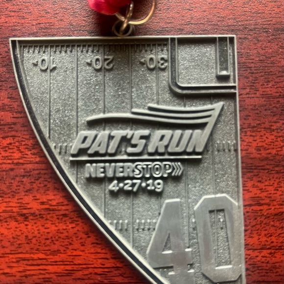 Pat's Run 2019 Race Finisher Medal - Tillman Never Stop ASU Cardinals - Picture 3 of 4
